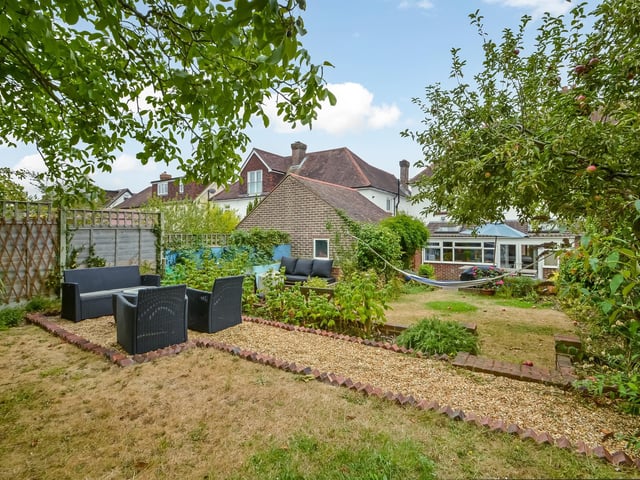 The back garden
