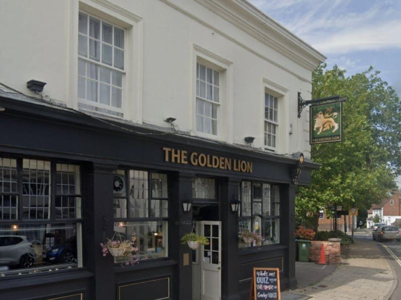 • Rated 5: The Golden Lion at 28 High Street, Fareham; rated on March 12