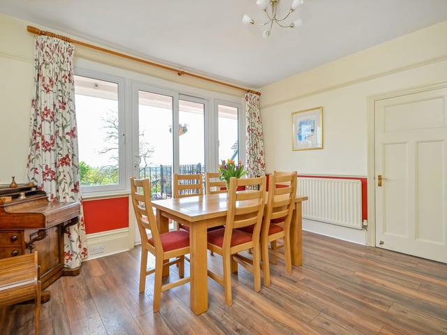 This five-bedroom detached house located on Down End Road in Drayton is on the market for £725,000. It is listed by Fine and Country.