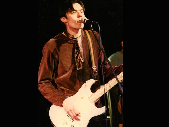 Portsmouth singer/songwriter Dave Jones in May 1996, with his band Screeeper.Picture: Paul Windsor 