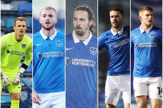 Craig MacGillivray,  Jack Whatmough, Ryan Williams, Tom Naylor and Andy Cannon are among the 12 players out of contract this summer