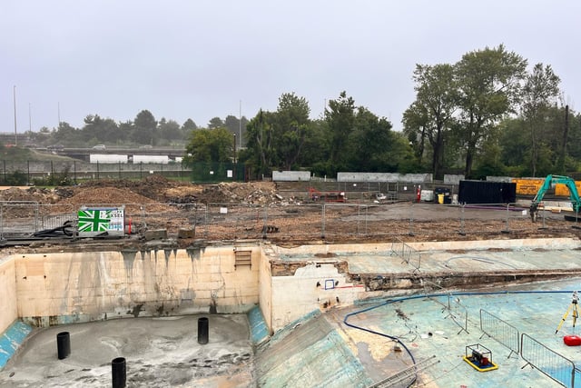 The Portsmouth City Council has issued an update on the Hilsea Lido which is undergoing a multi-million pound regeneration.