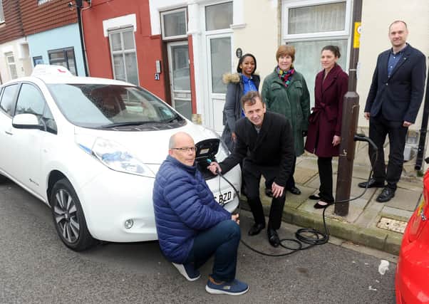 61 new electric car charging points will be installed in Portsmouth.

Picutred: The installation of Portsmouth's first on-street electric vehicle charge point took place on Friday, March 8, 2019, in Adair Road, Southsea.

Picture: Sarah Standing (080319-1448)