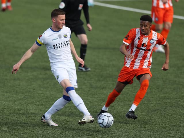 Jake McCarthy's stunning volley put Hawks on the way to victory against EIGHT-MAN Eastbourne Borough Picture: Dave Haines