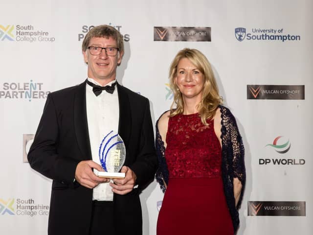 Red Funnel is a sponsor at Maritime UK Solent Awards 2024 - CEO Fran Collins at last year's event