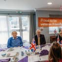 The care home hosted its first veteran brunch.