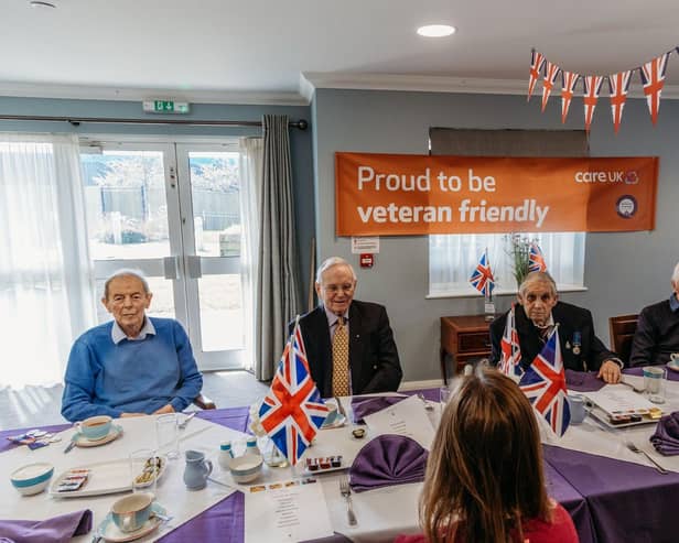 The care home hosted its first veteran brunch.