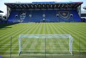 Pompey welcome Crewe to Fratton Park this weekend. (Photo by Warren Little/Getty Images)