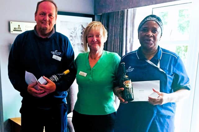 TEAM MEMBERS BOTH CELEBRATE LONG SERVICE AT LOCAL CARE HOME