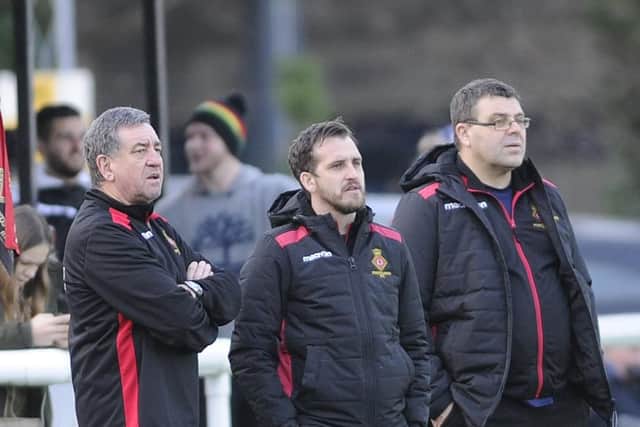 Fleetlands boss Rich Bessey (centre). Picture: Ian Hargreaves