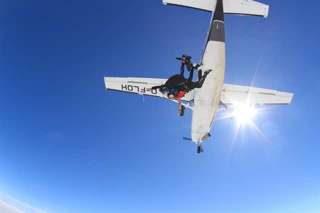 The skydive for The Brain Tumour Charity