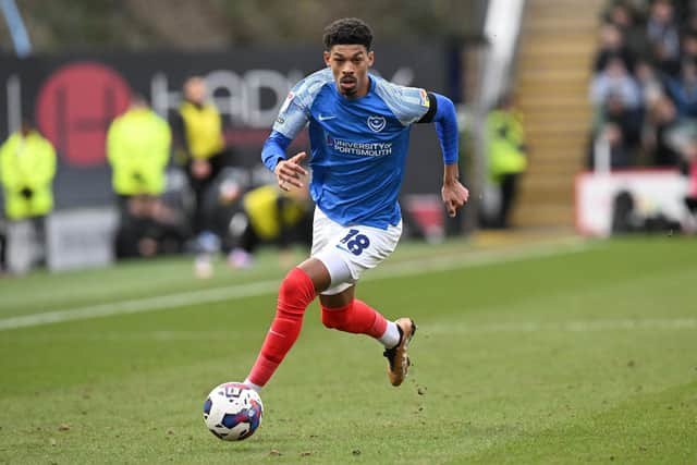 John Mousinho believes it was the right time for Reeco Hackett to leave Pompey. Now he's impressing at Lincoln. Picture: Graham Hunt/ProSportsImages