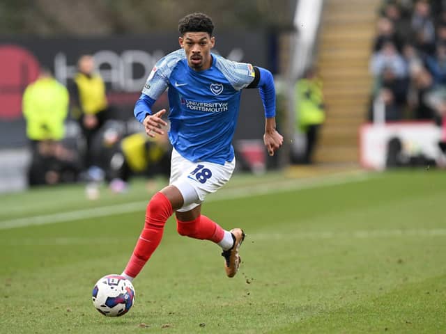 John Mousinho believes it was the right time for Reeco Hackett to leave Pompey. Now he's impressing at Lincoln. Picture: Graham Hunt/ProSportsImages