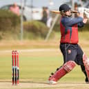 Havant's Pete Hopson hit a half-century in the win against Basingstoke & North Hants at May's Bounty. Picture by Keith Woodland