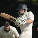 Mike Hallett top-scored with 82 at the top of the Hayling order. Picture: Mick Young