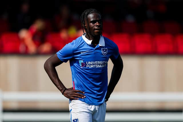 Pompey triallist Jay Mingi  Picture: Rogan/JMP