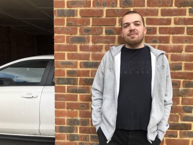 Tom Hill, 25 from Waterlooville, aims to register his business tyveCARE as a chairty to help tackle mental health stigma