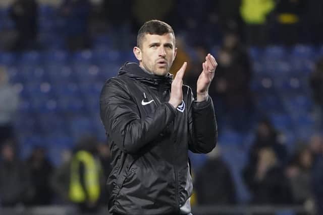 John Mousinho at Oxford on Tuesday night.