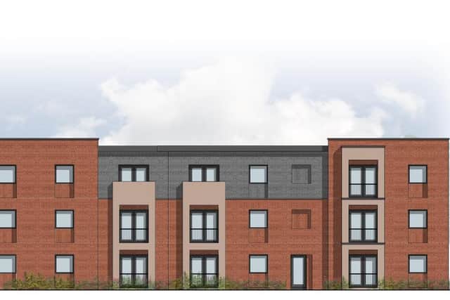 The plans by Thorngate Churcher Trust for housing at the corner of Sealark Road and Grove Road. Picture: Thorngate Churcher Trust