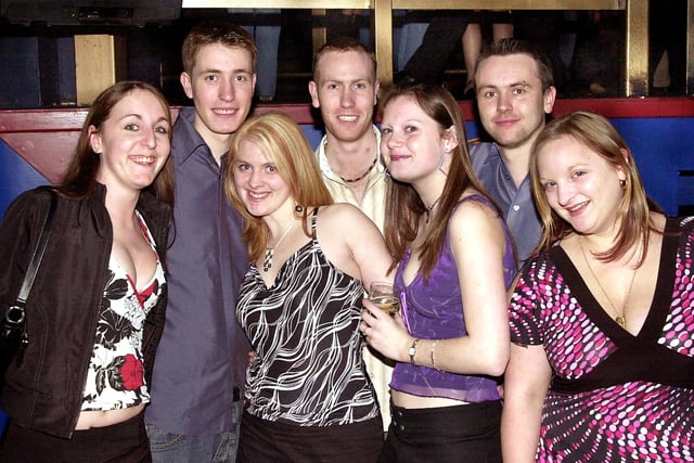 Revellers enjoying the scene at Route 66 Nightclub in Guildhall Walk, Portsmouth - (041590-0005)