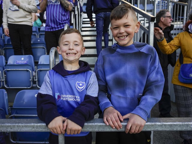 Pompey fans played a big role in carrying their team to a massive three points in their Championship survival battle against Blackburn Rovers.