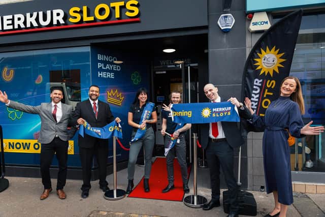 Staff celebrate the opening of the new £200,000 venue in London Road, North End
