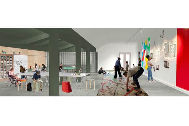 Concept artwork for The Base at Portsmouth Guildhall, by HemingwayDesign