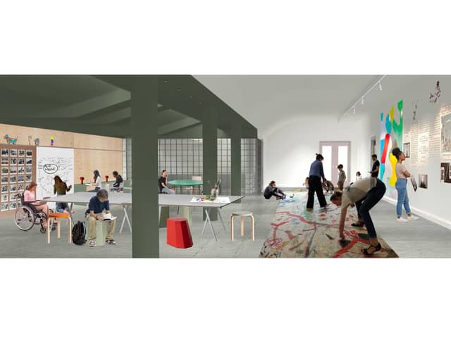 Concept artwork for The Base at Portsmouth Guildhall, by HemingwayDesign
