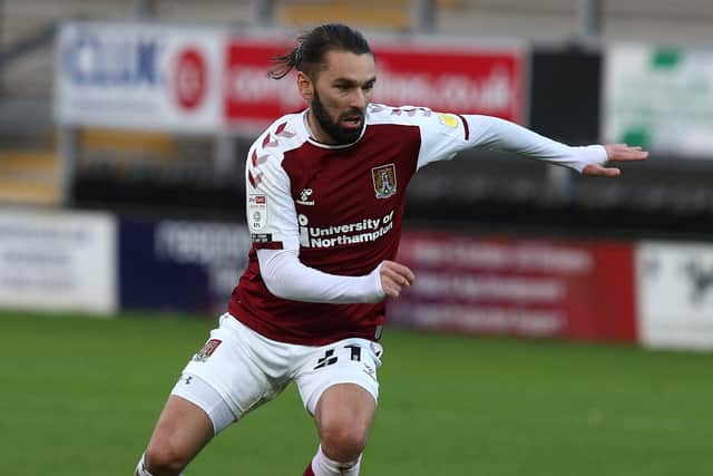 Ricky Holmes in action for Northampton Town against Burton Albion. Picture: Pete Norton/Getty Images