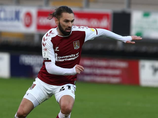 Ricky Holmes in action for Northampton Town against Burton Albion. Picture: Pete Norton/Getty Images