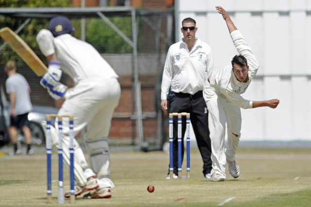 Burridge bowler Dan Stancliffe tops the Southern Premier League bowling charts with 23 league and cup wickets.
Picture Ian Hargreaves
