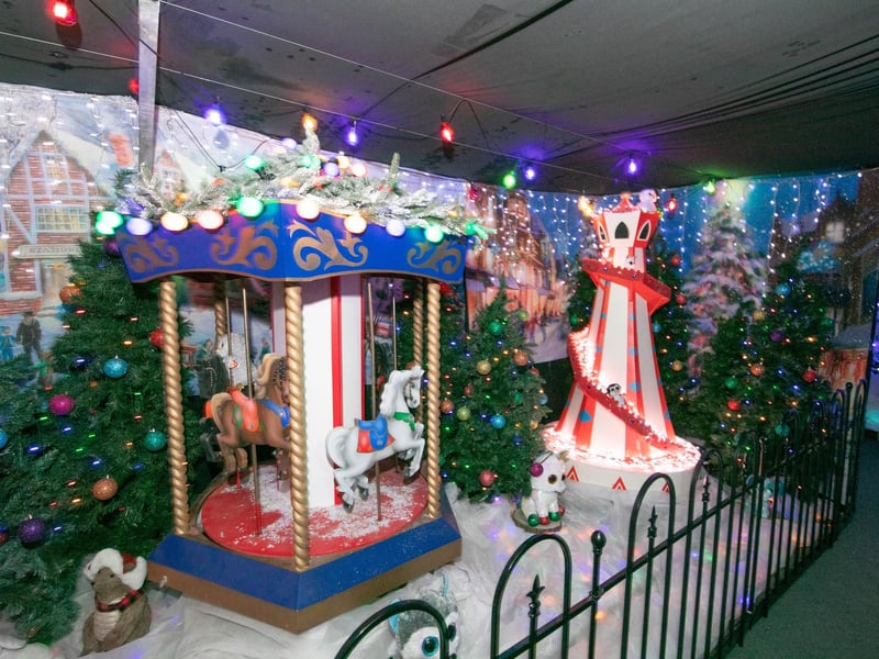 Some of the interior at the Keydell Grotto.