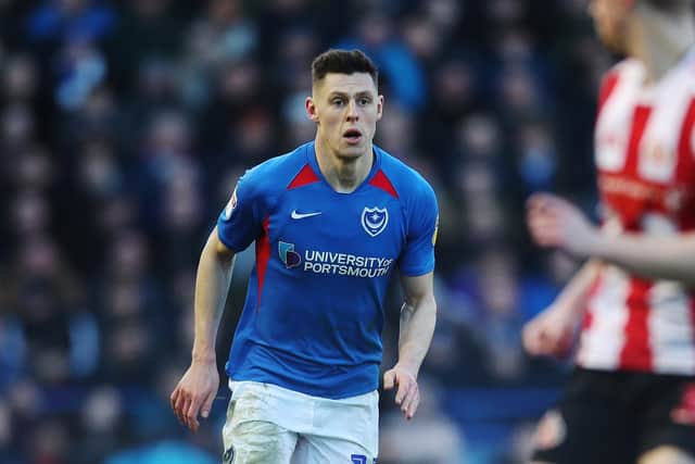 James Bolton will battle it out with Ross McCrorie for Pompey's right-back spot when the play-off campaign begins. Picture: Joe Pepler