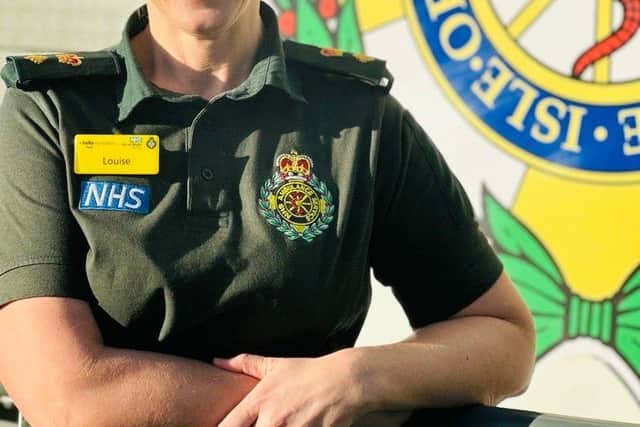 Louise Walker, Head of Education and Community Response at Isle of Wight Ambulance Service
