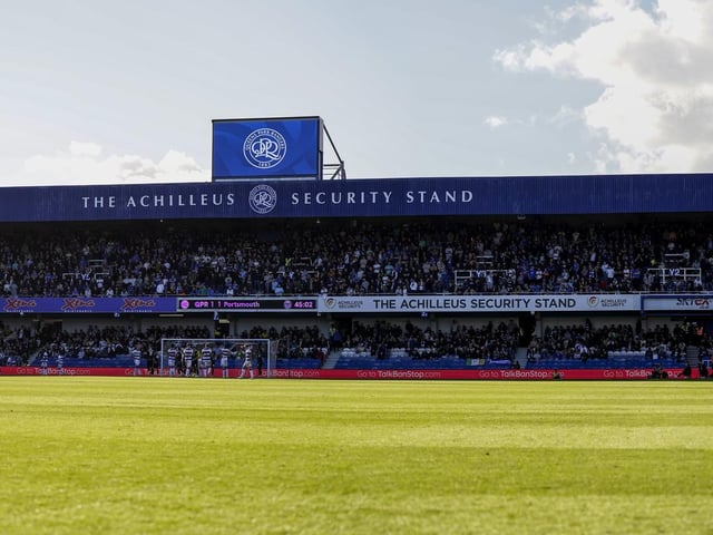 Pompey fans packed out the away end at Loftus Road on Saturday.