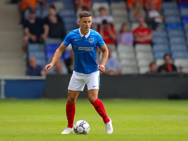 Callum Johnson made 48 appearances and scored once during his time at Fratton Park. Picture: Nigel Keene/ProSportsImages