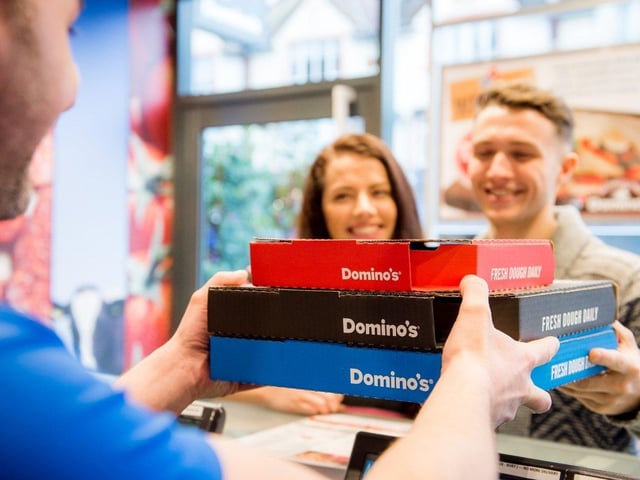 Domino'S Pizza at 15 - 17 Middle Road, Park Gate, Southampton; rated five on June 19