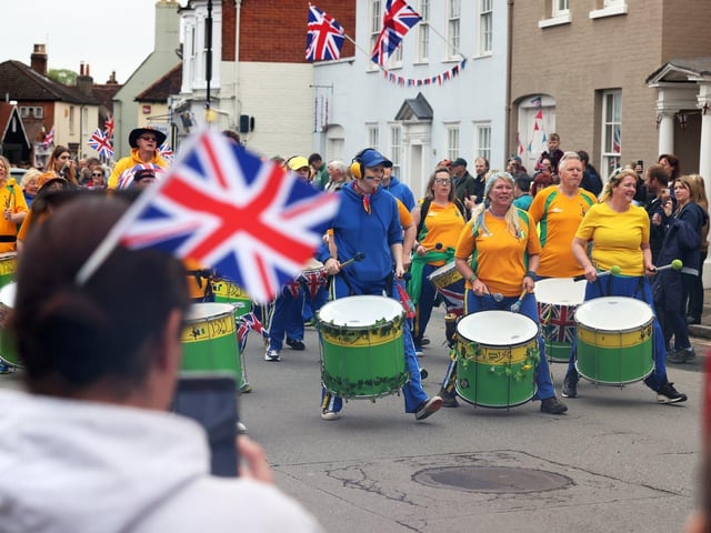 Big Noise Samba Band were in the parade
