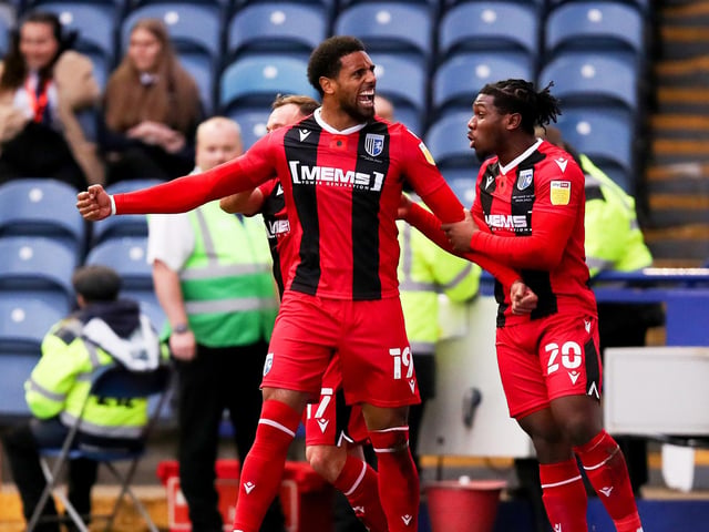 Club: Gillingham; Age: 30; Appearances: 35; Goals: 9; Assists: 3; WhoScored rating: 7.28