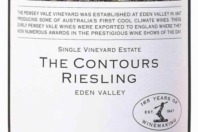 Pewsey Vale ‘The Contours’ Riesling 2012, Eden Valley