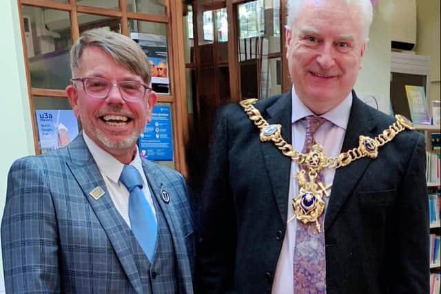 PiNCH founder Richard Palmer with Gerald Vernon-Jackson The Lord Mayor of Portsmouth