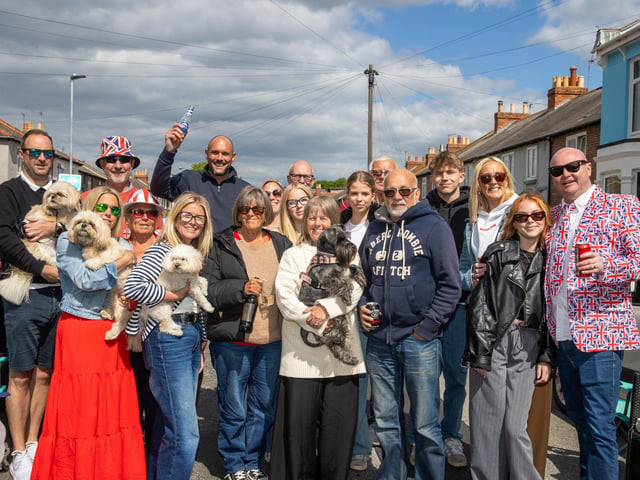 The VE Day street party on Edgeware Road, Portsmouth  Photos by Alex Shute