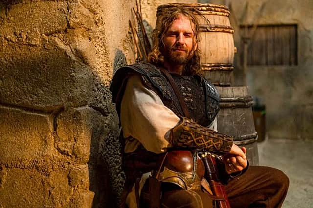 Alaric the Goth, played by Leander Vyvey, features in the BBC's new history documentary series Civilisations: Rise and Fall (Picture: BBC/BBC Studios/Marcell Piti)