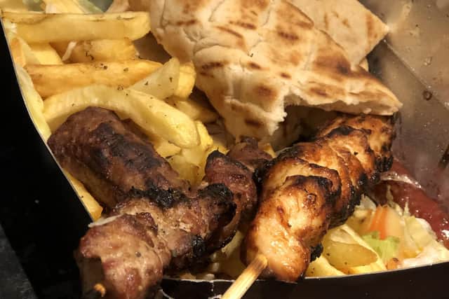 The mixed grill platter from Steki Taverna, Osborne Road, Southsea