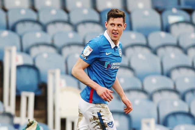 James Bolton was credited with Pompey's equaliser three minutes from time.  Picture: Joe Pepler