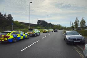 Large emergency service response to serious incident below M275