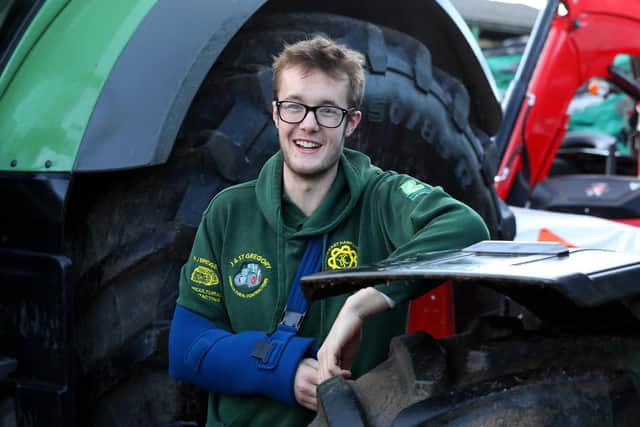 Thomas Gregory from South East Hants Young Farmers. Photograph by Sam Stephenson