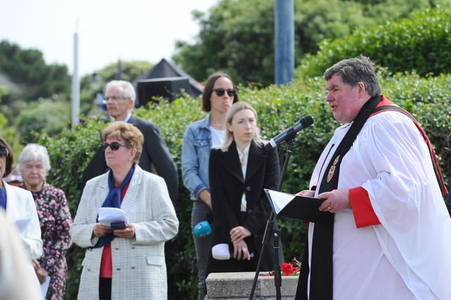 The Reverend Canon Bob White. Picture: Sarah Standing (060624-422)