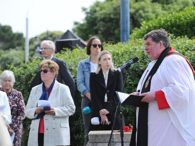 The Reverend Canon Bob White. Picture: Sarah Standing (060624-422)