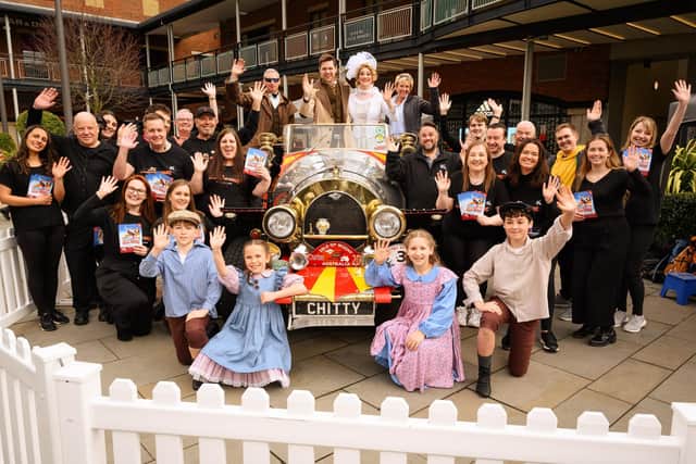 Pictured is: The cast of Chitty Chitty Bang Bang
Picture: Keith Woodland (180321-50)